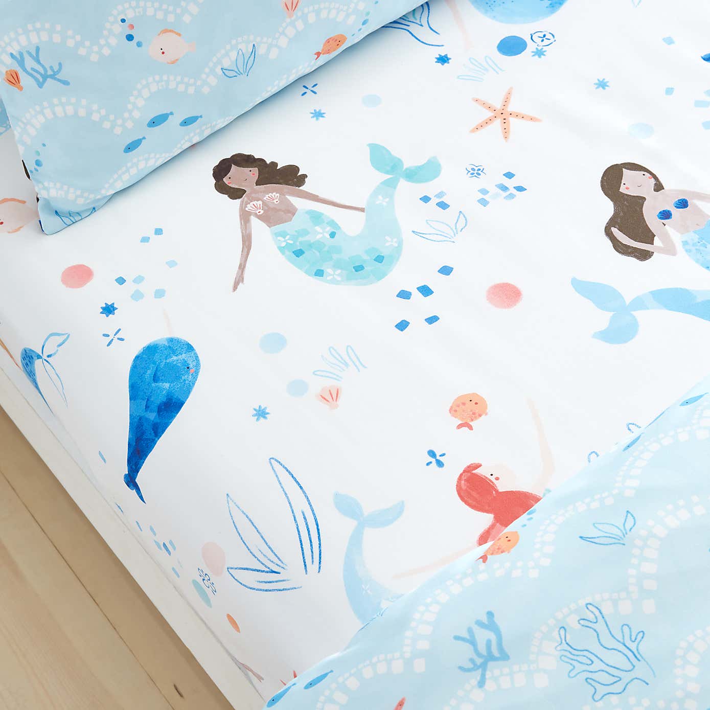 Mermaid Set of 2 Fitted Sheets