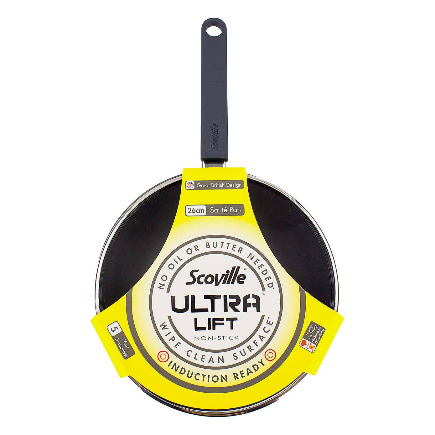 Scoville Ultra Lift Non-stick Aluminum Saute Pan, 26cm