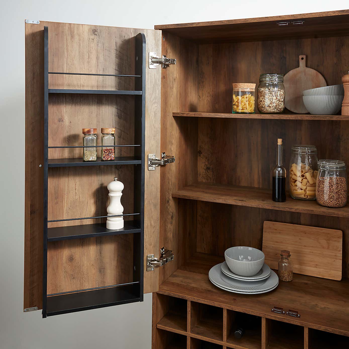 Fulton Double Larder Unit, Pine