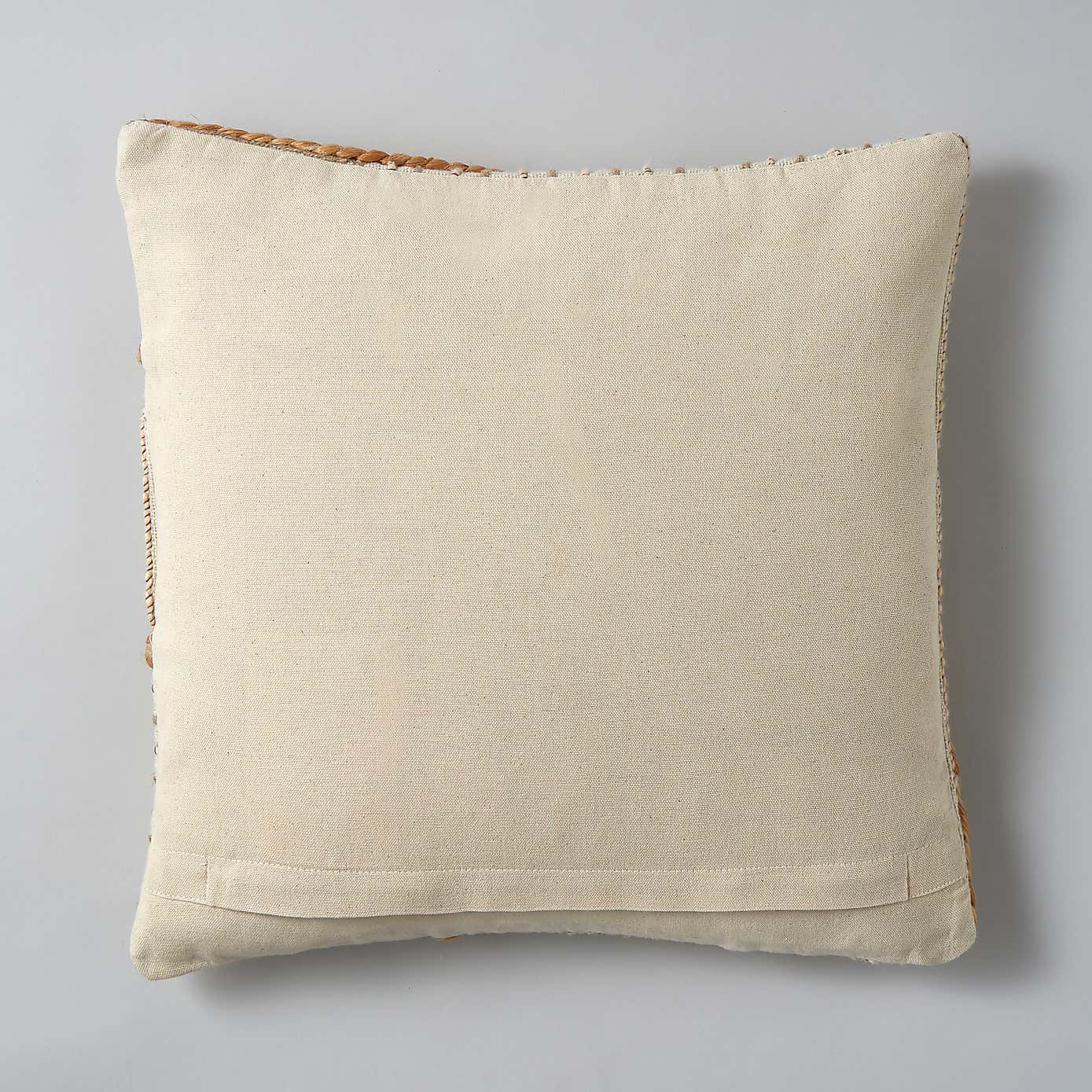 Artisan Jute Abstract Natural Cushion Cover