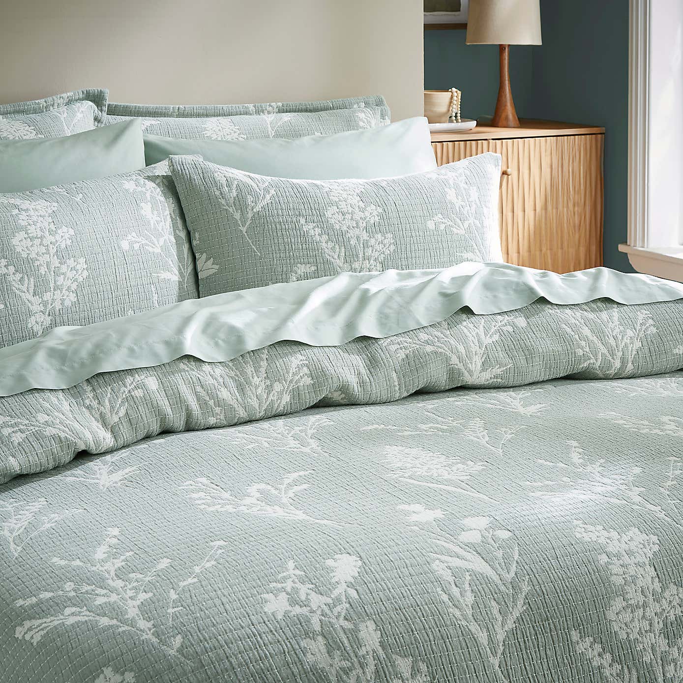Bourton 100% Cotton Duvet Cover and Pillowcase Set