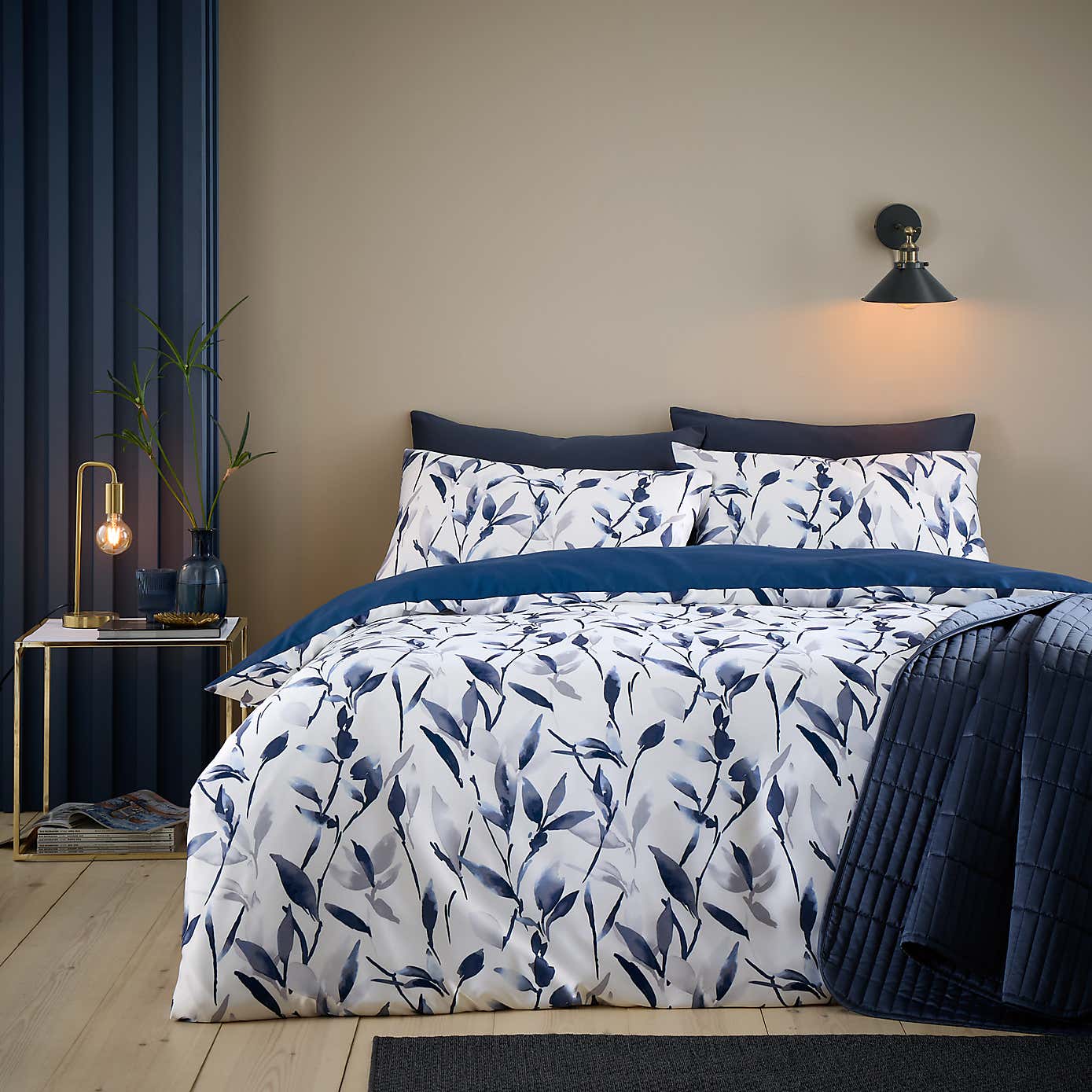 Zen Reversible Duvet Cover and Pillowcase Set