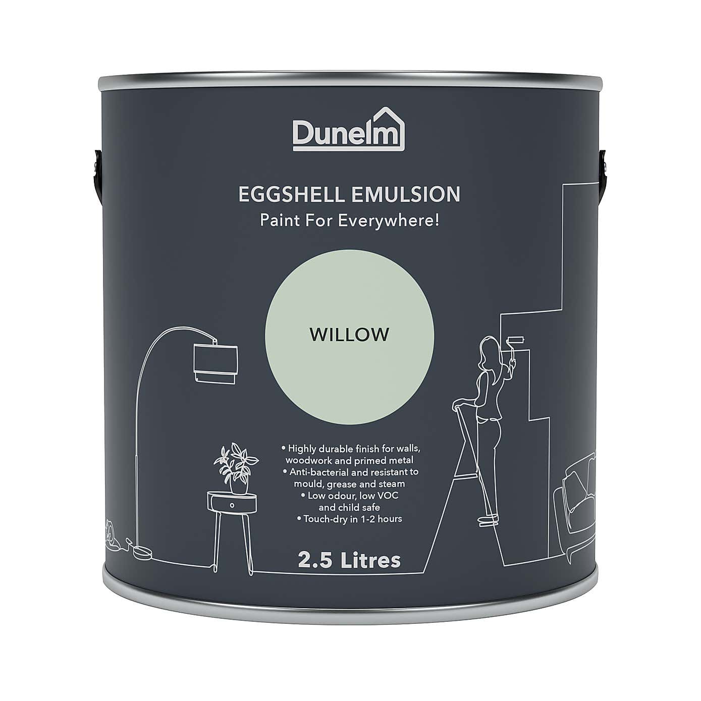 Dunelm Willow Eggshell Emulsion Paint
