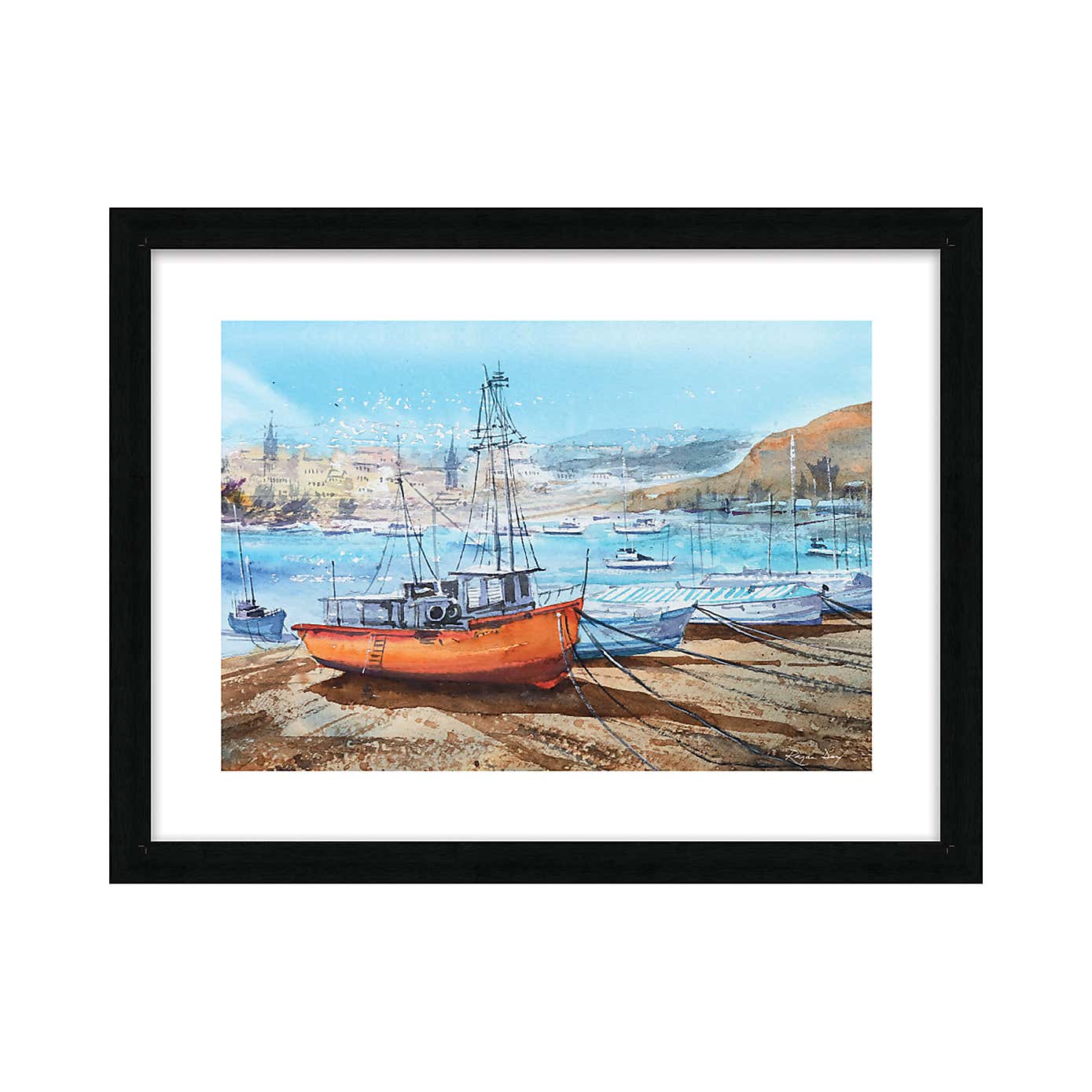 The Art Group St Mary's Isles Of Scilly Framed Print