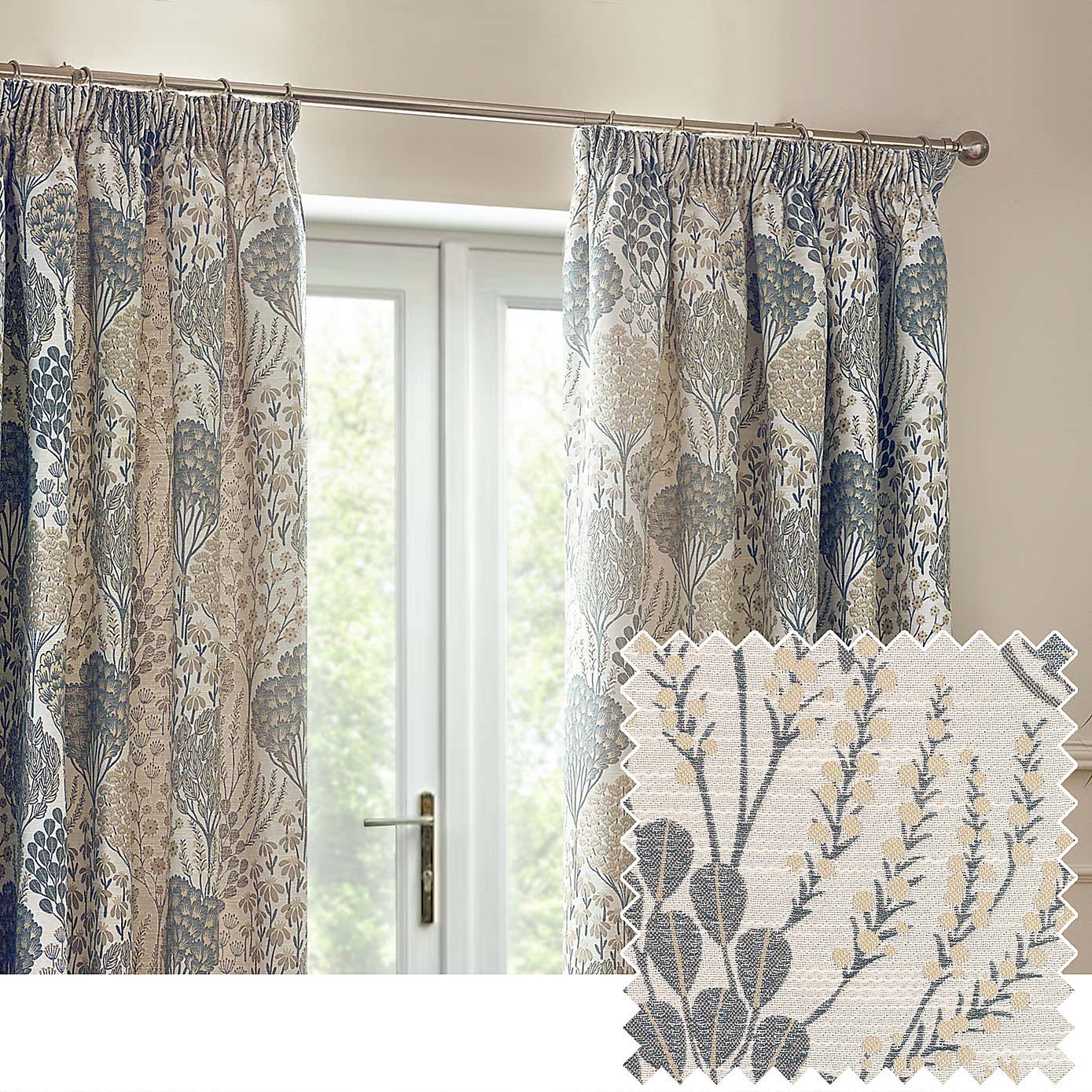 Wylder Ophelia Pencil Pleat Curtains