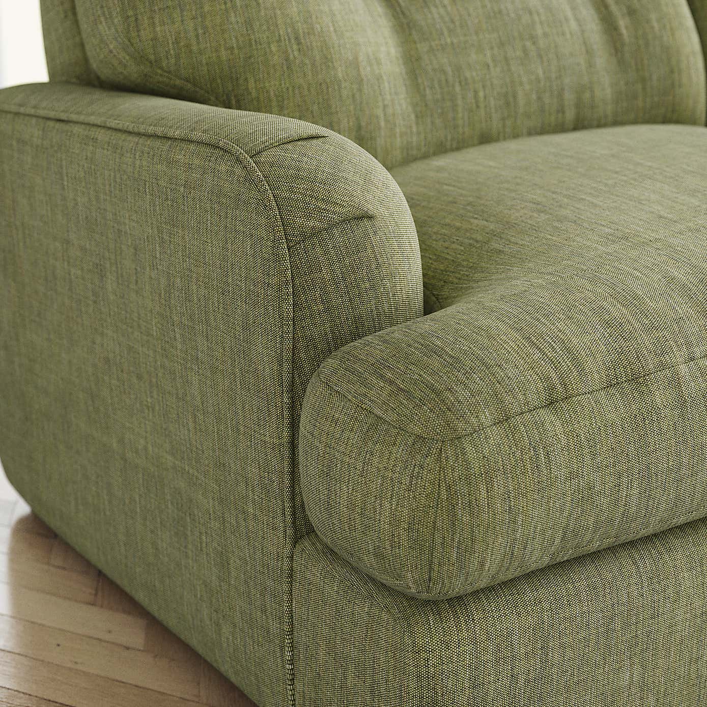 Martha Slub Faux Linen 2 Seater Double Sofa Bed