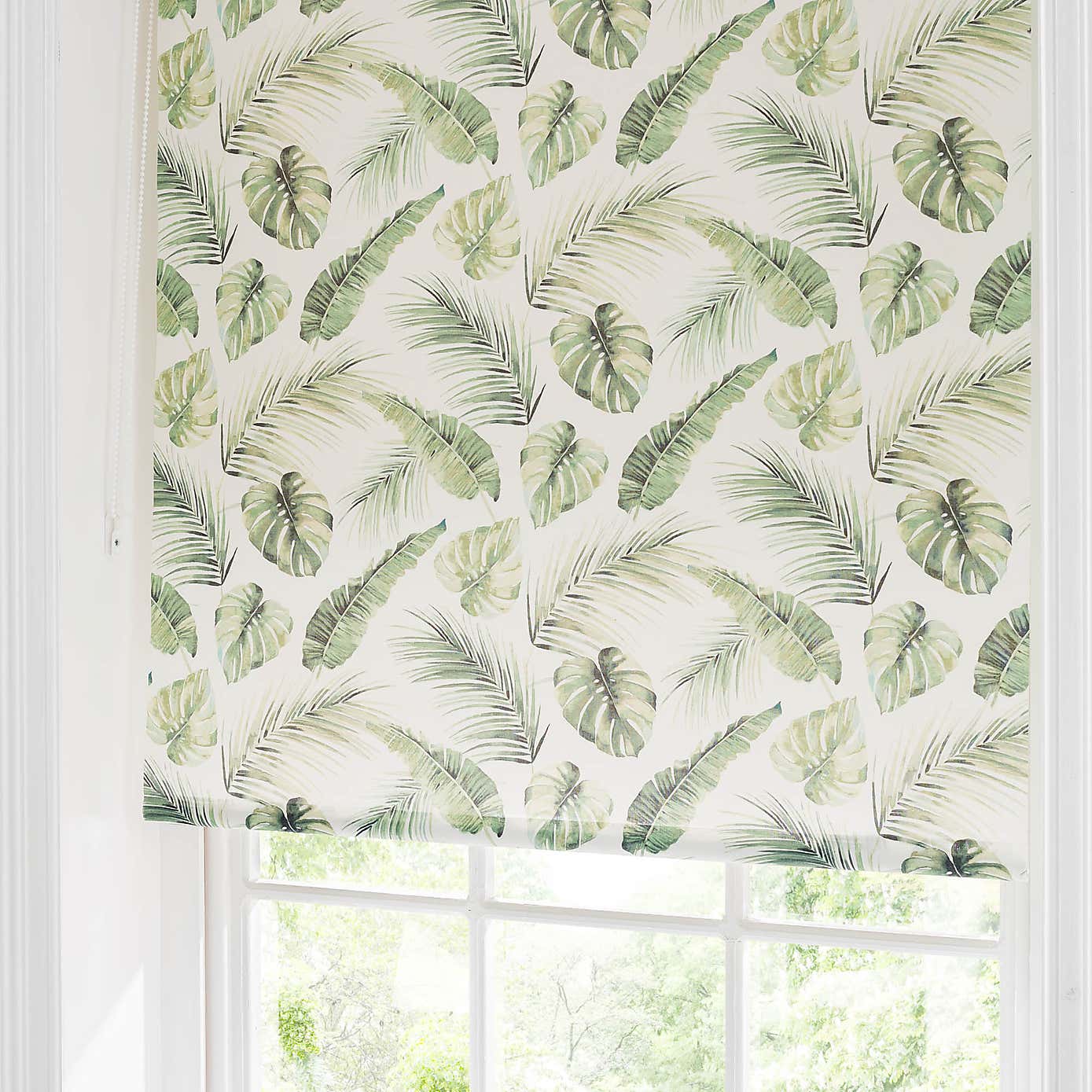 Voyager Green Leaf Moisture Resistant Daylight Roller Blind