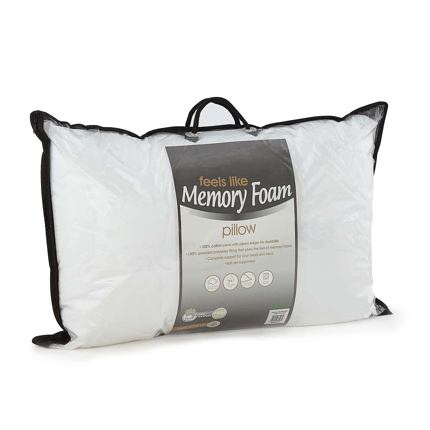 Feels Like Memory Foam Firm-Support Pillow