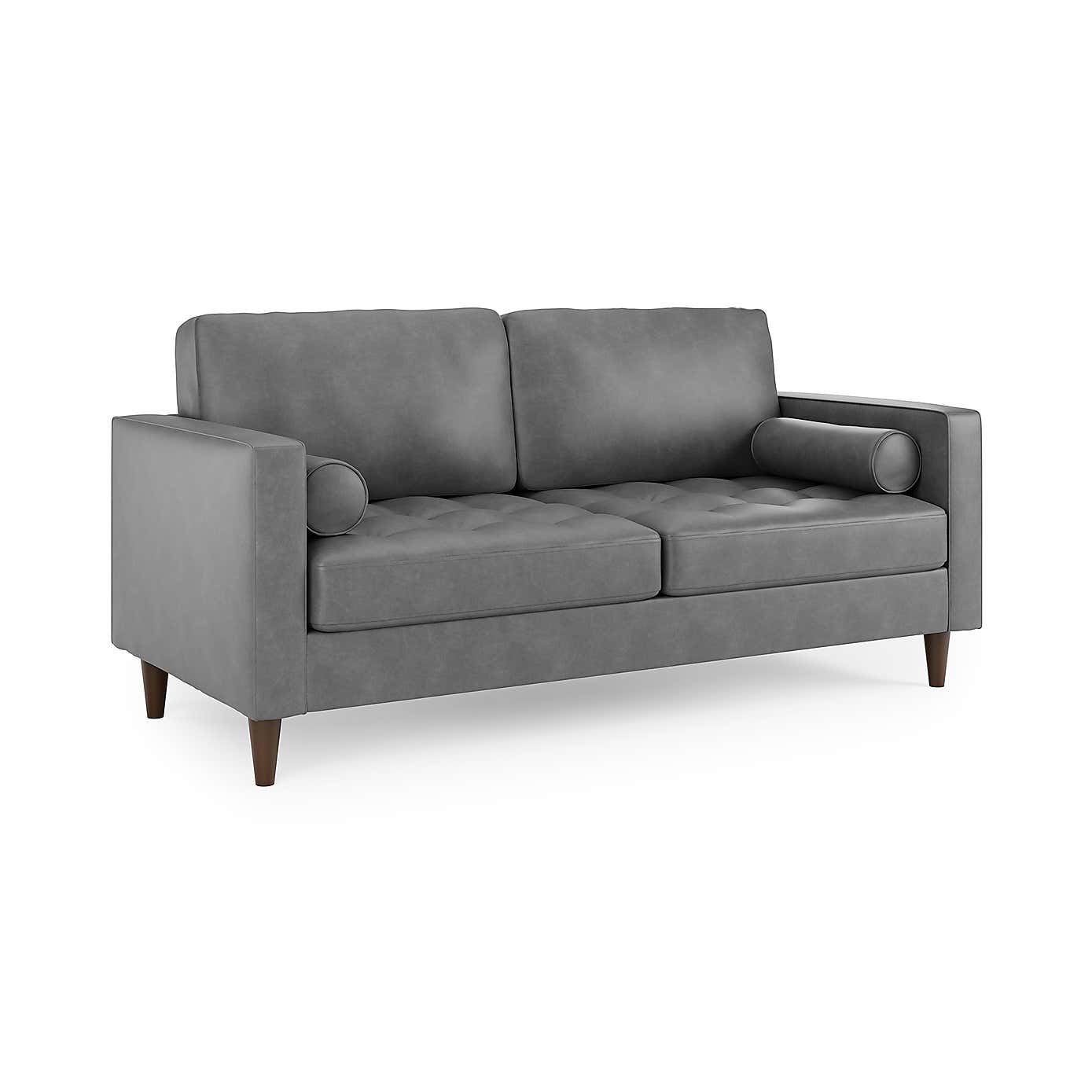 Zoe Faux Leather 3 Seater Double Sofa Bed