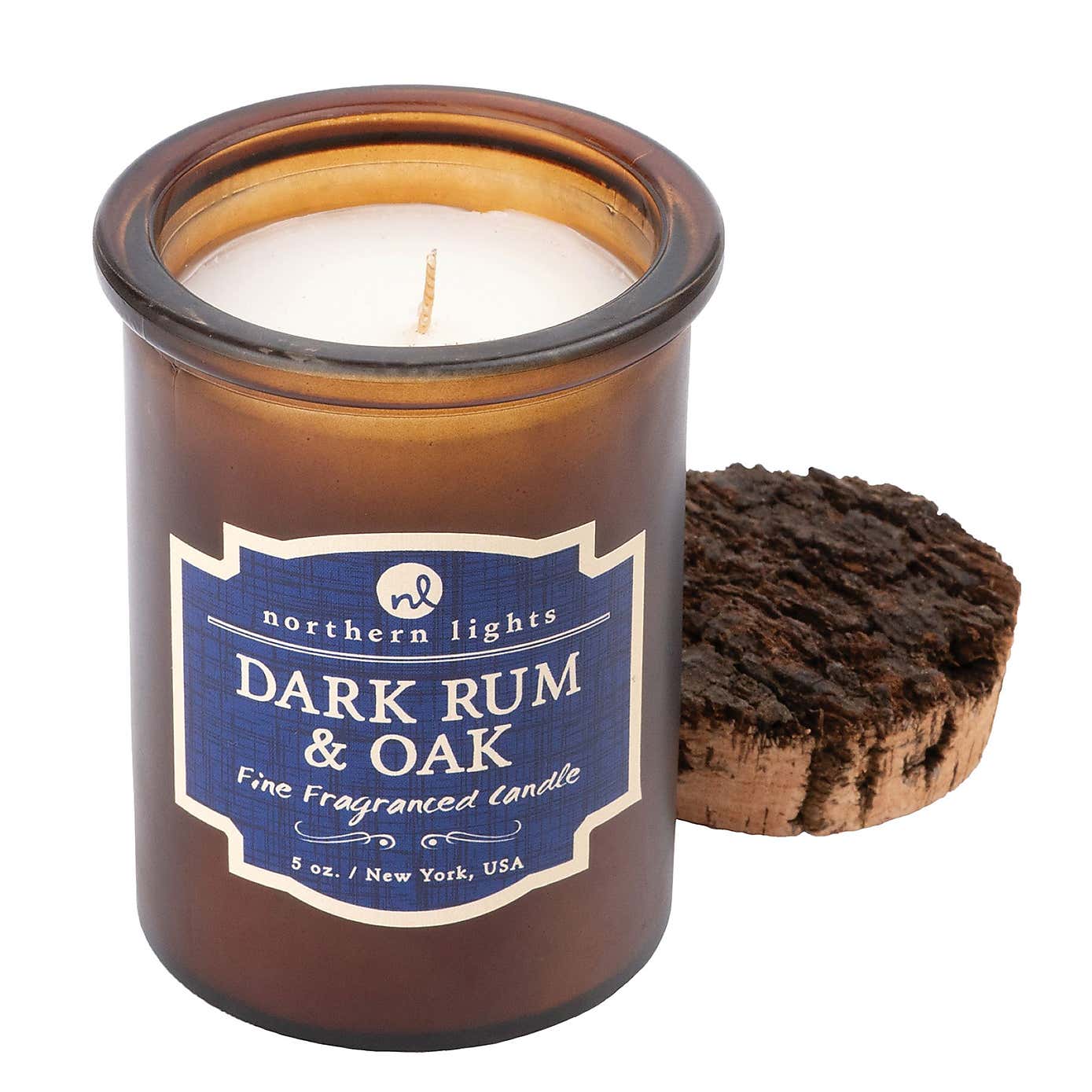 Northern Lights Spirit Dark Rum and Oak Jar Candle