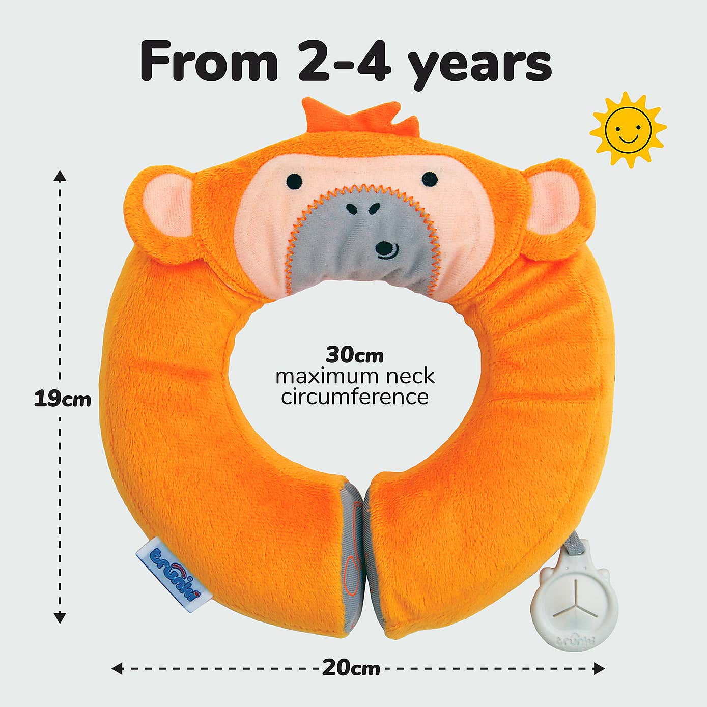 Trunki Yondi Mylo the Monkey Travel Pillow