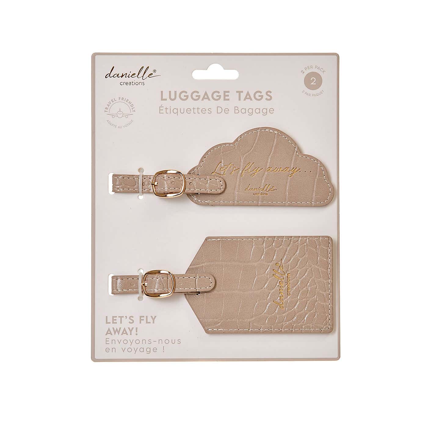 Pack of 2 Upper Canada Danielle Creations Luggage Tags