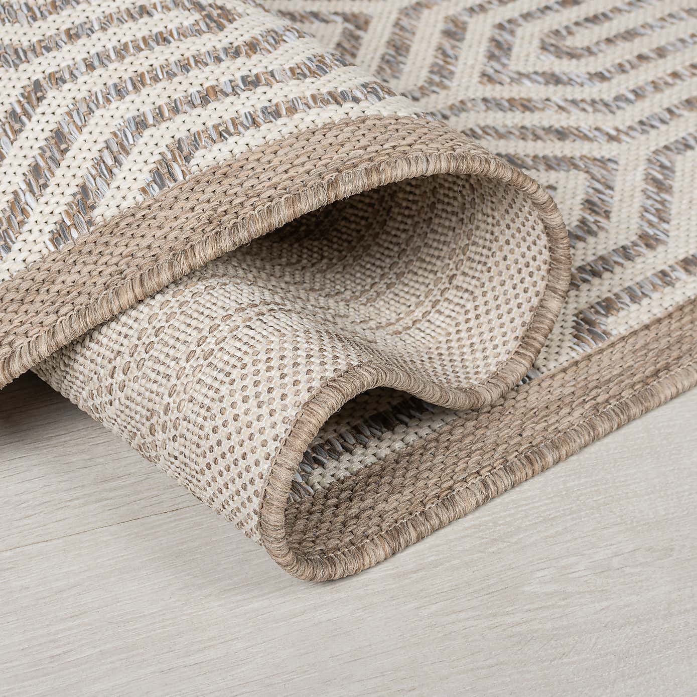 Bellizi Grey Indoor Outdoor Rug