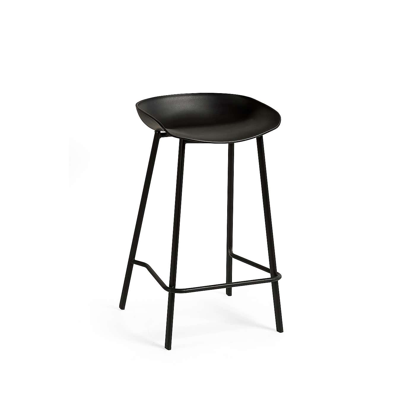Renzo Set Of 2 Bar Stools, Metal