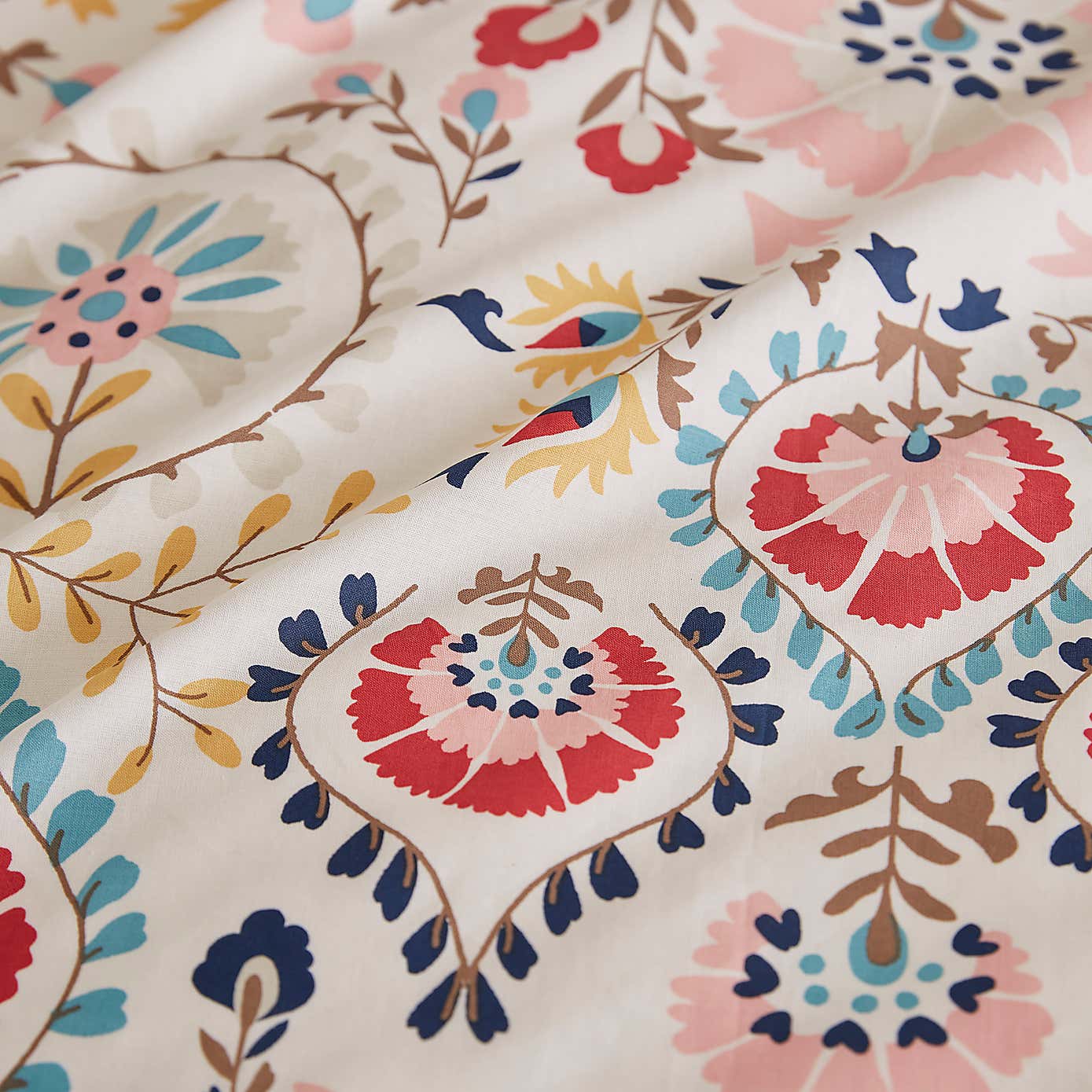 Hani 100% Cotton Duvet Cover and Pillowcase Set