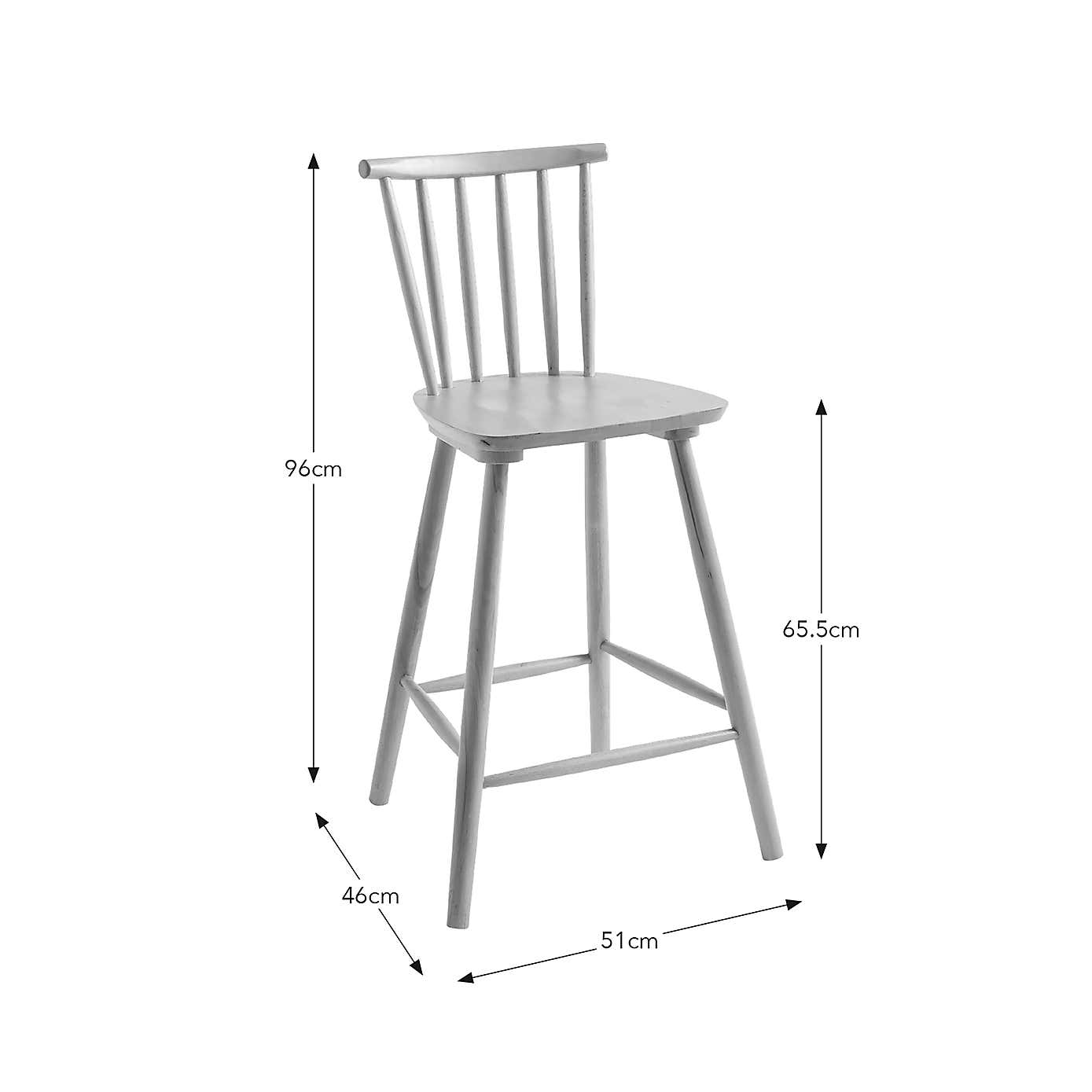 Harvey Bar Stool, Beech Wood