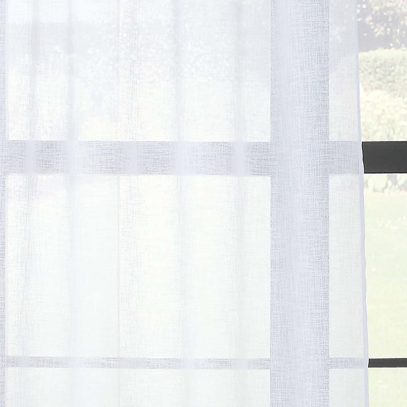 Recycled Polyester Slot Top Single Voile Panel