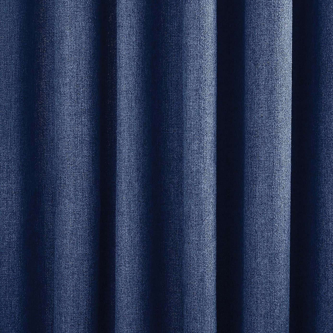 Jennings Natural Thermal Pencil Pleat Curtains