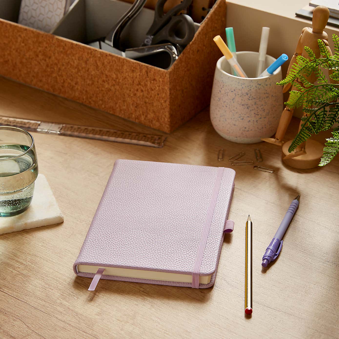 Waters and Noble Premium Faux Leather Notebook