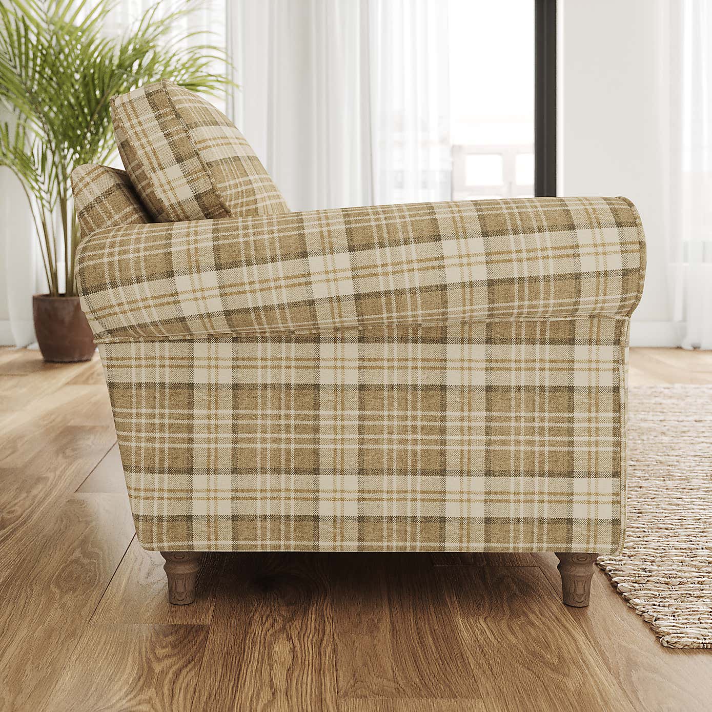 Flori Orkney Armchair, Check Pattern