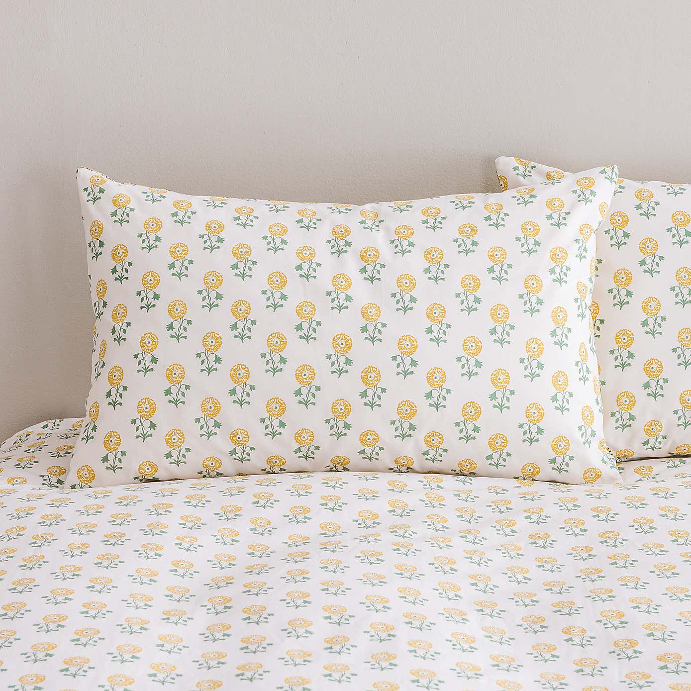 Lizzy Tile Cotton Duvet Cover & Pillowcase Set