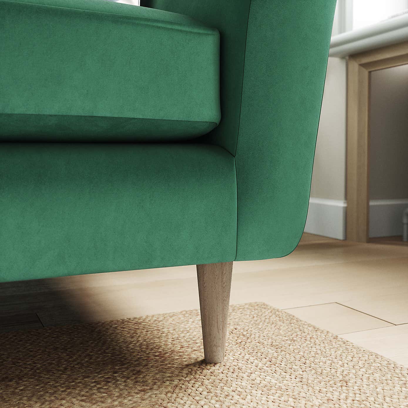 Sven Opulent Velvet Snuggle Chair