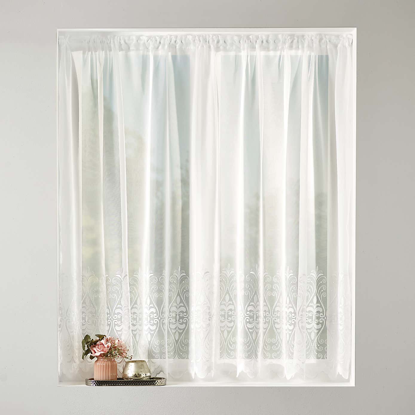 Jubilee Net Slot Top Curtain Fabric