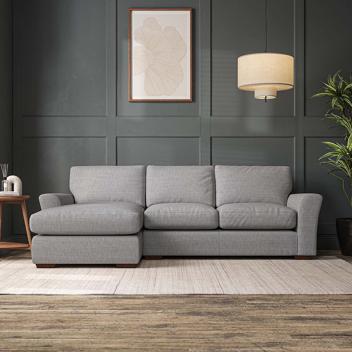 Lena 4 Seater Corner Chaise Sofa