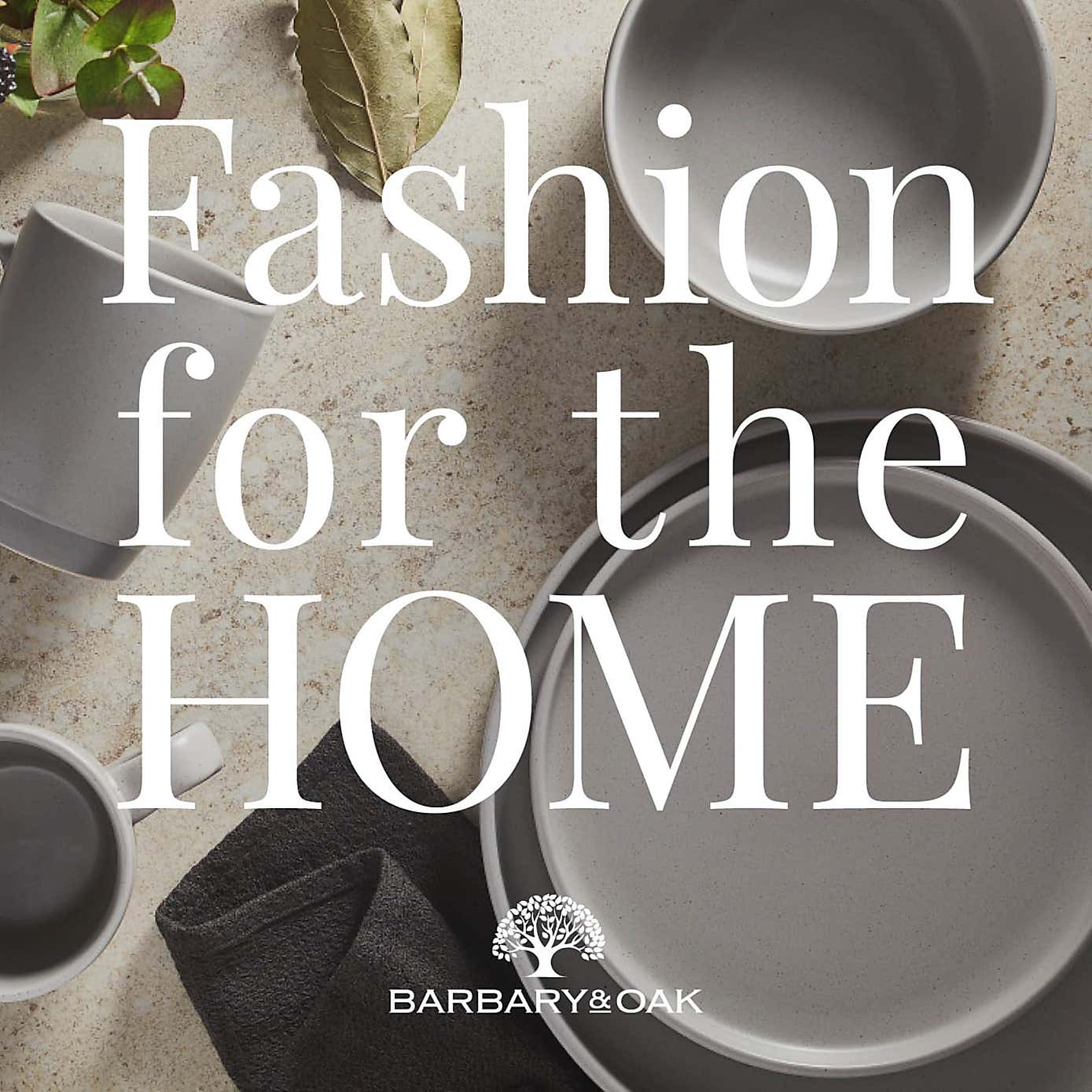 Barbary & Oak Avena Stoneware 16 Piece Dinner Set