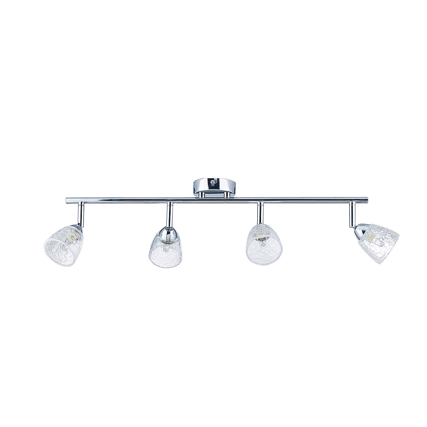 Balston 4 Light Glass Spotlight Bar