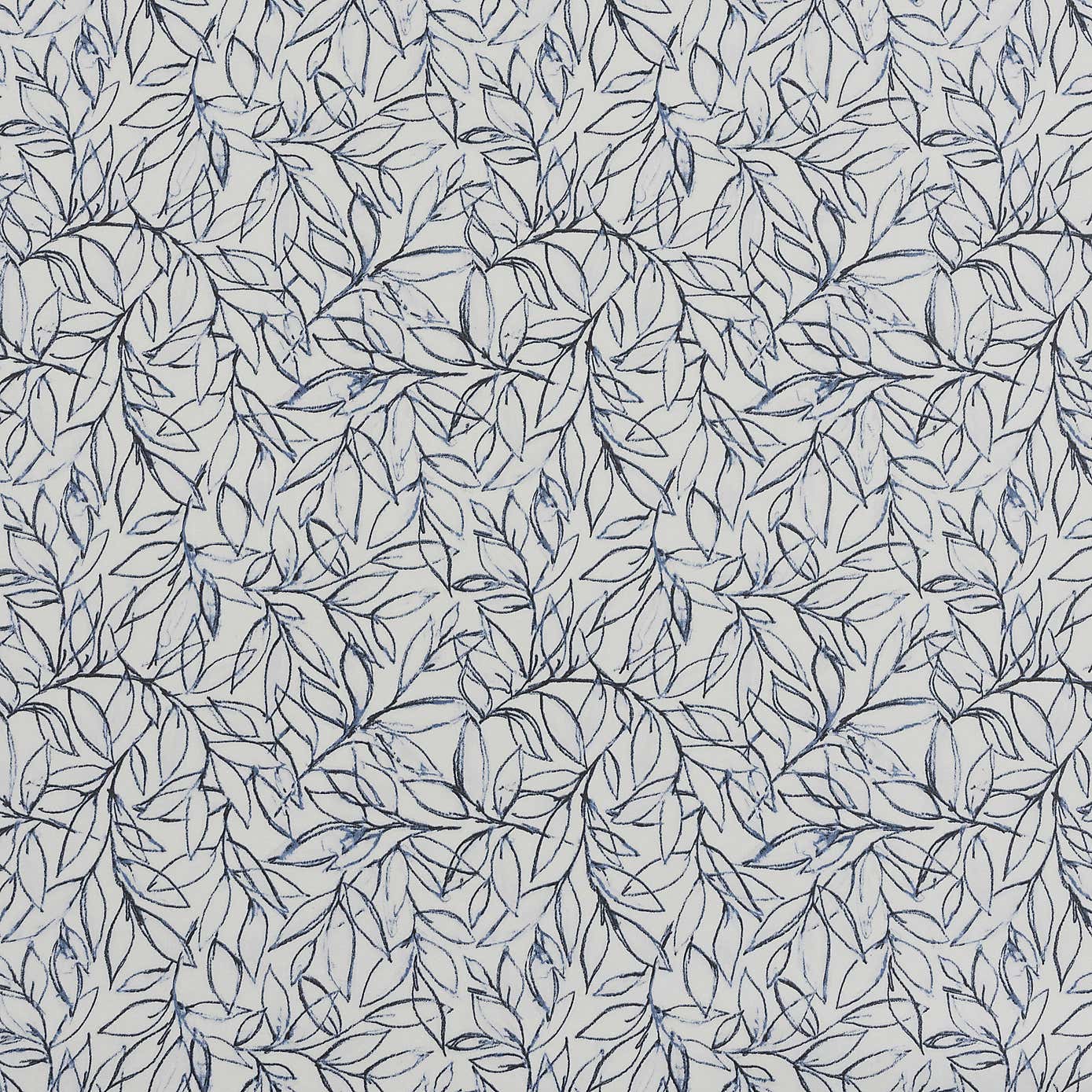 By the Metre Scattered Leaves PVC