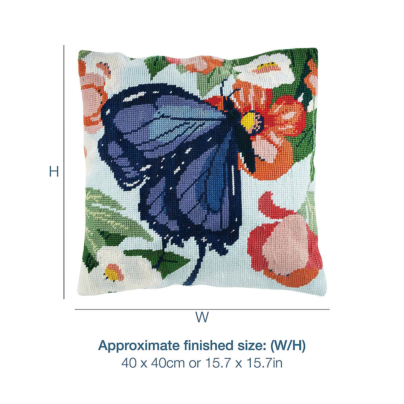 Tapestry Cushion Kit Butterfly