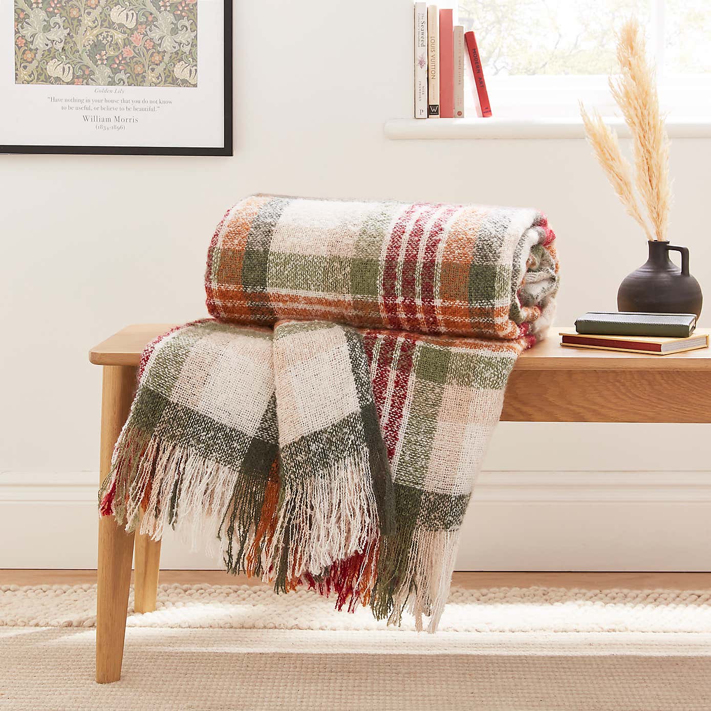 Cosy Logan Check Throw 235cm x 235cm