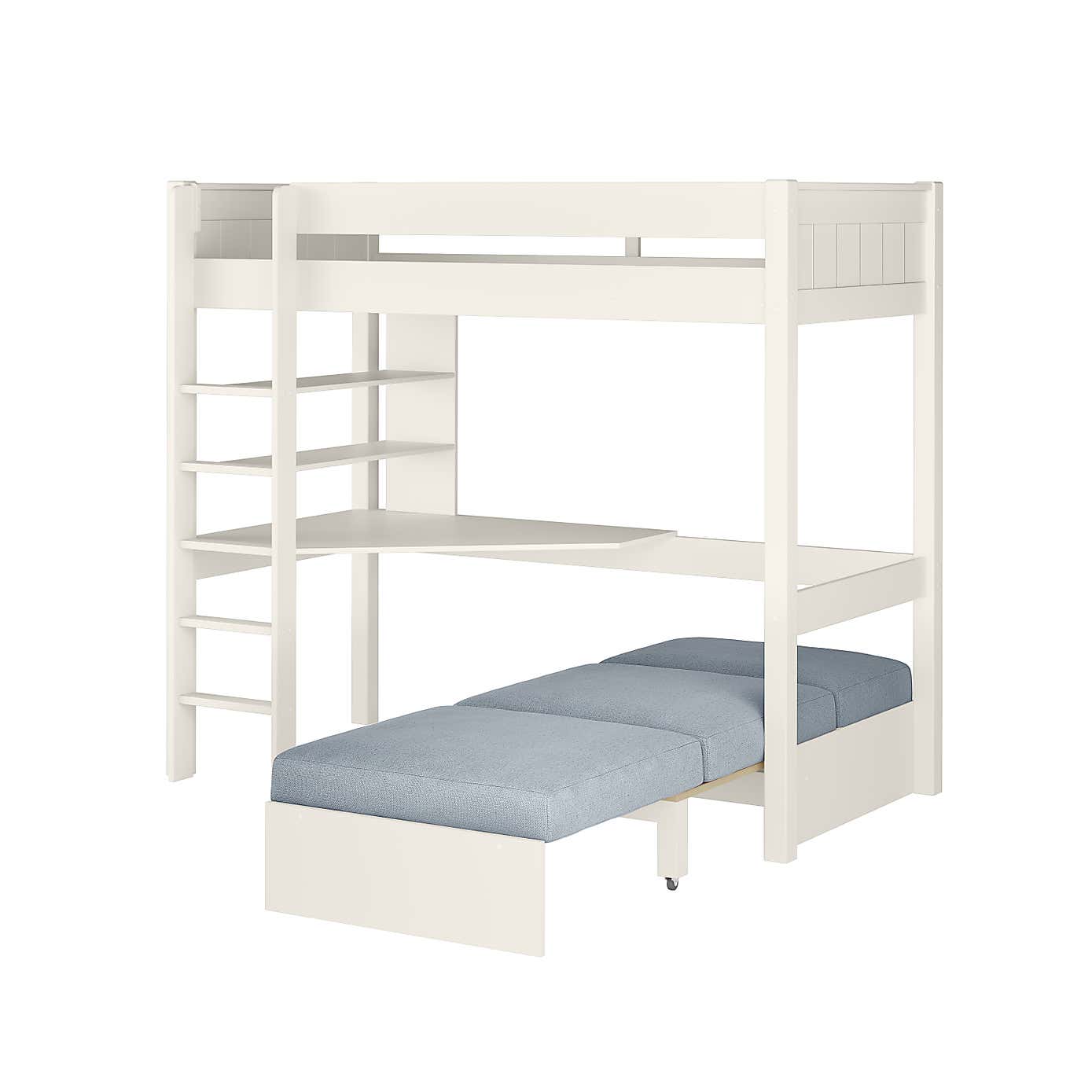 Stompa Classic Highsleeper with Desk And Chair Bed