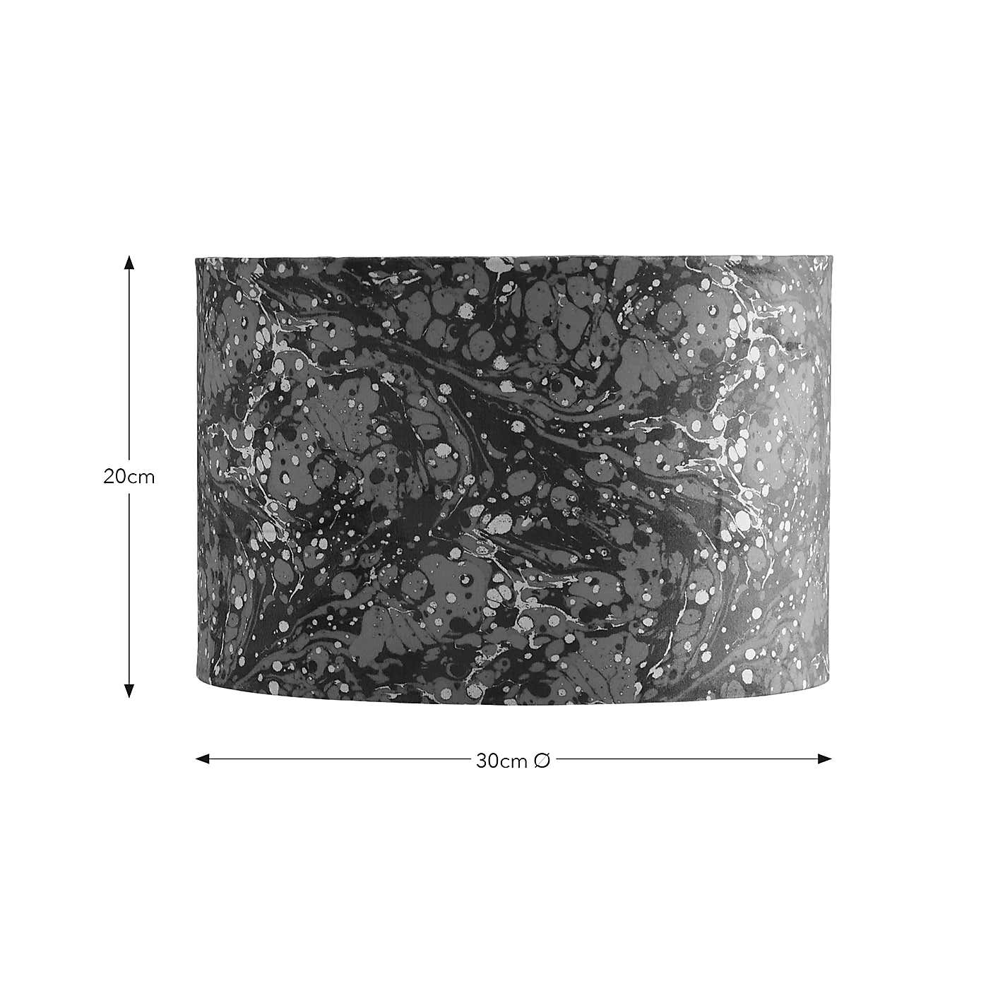 Marble Drum Lamp Shade