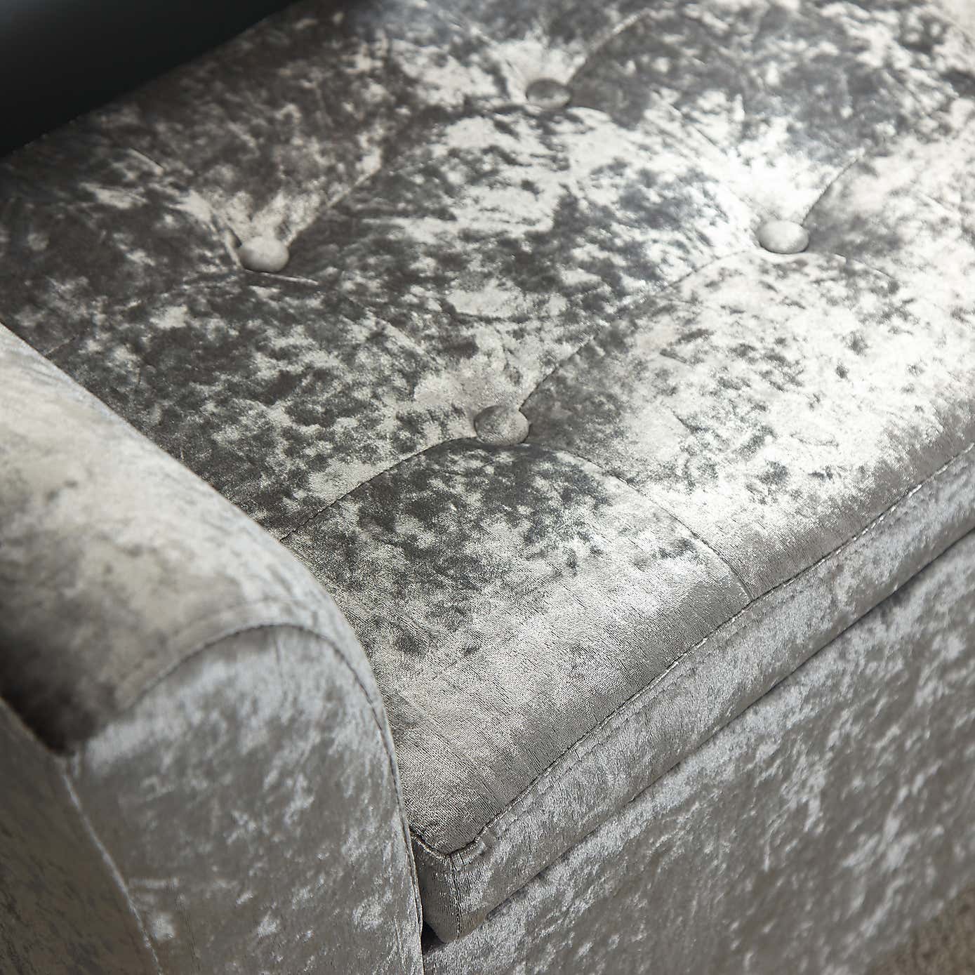 Verona Crushed Velvet Ottoman Window Seat