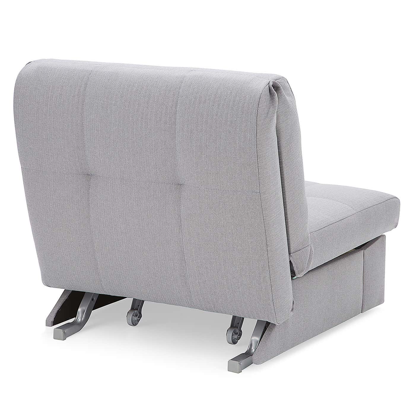 Grey Rowan Single Sofa Bed