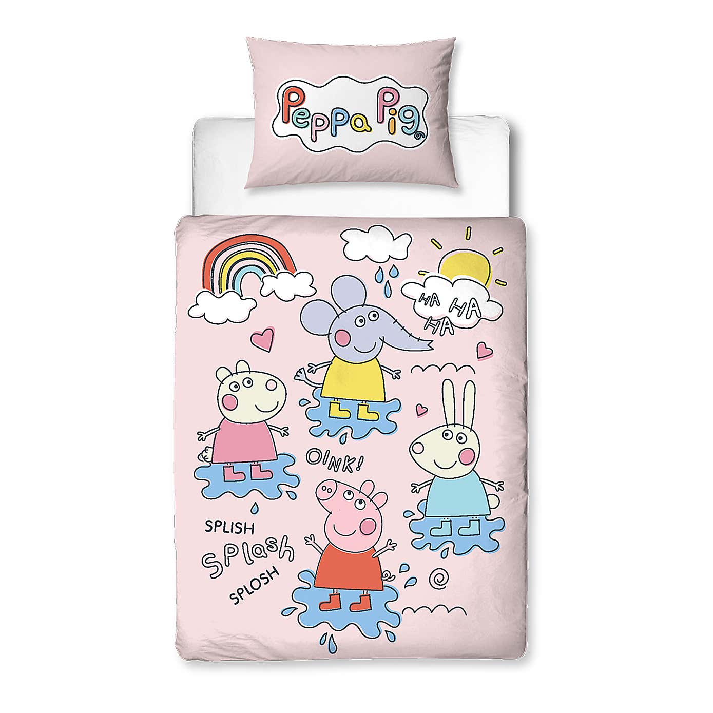 Peppa Pig Playful Duvet Cover and Pillowcase Set
