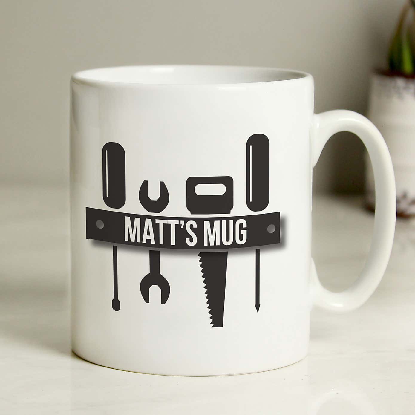 Personalised Tool Bench Mug