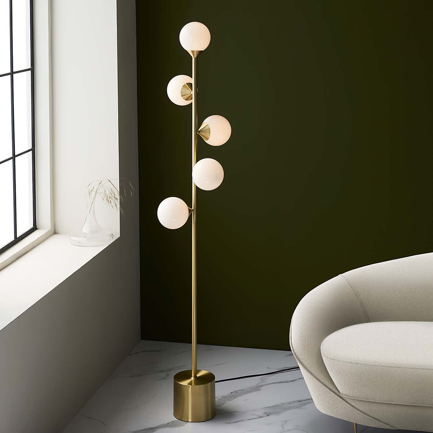 Vogue Lighting Willis 5 Light Floor Lamp