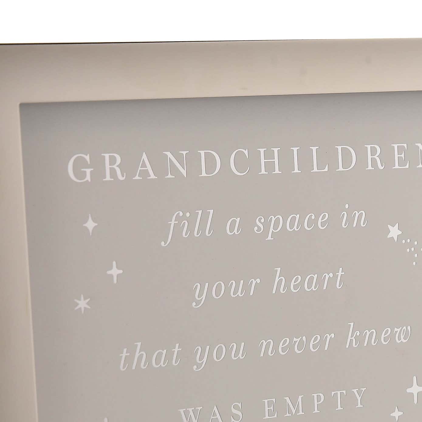 Bambino Metal Plated Grandchildren Photo Frame