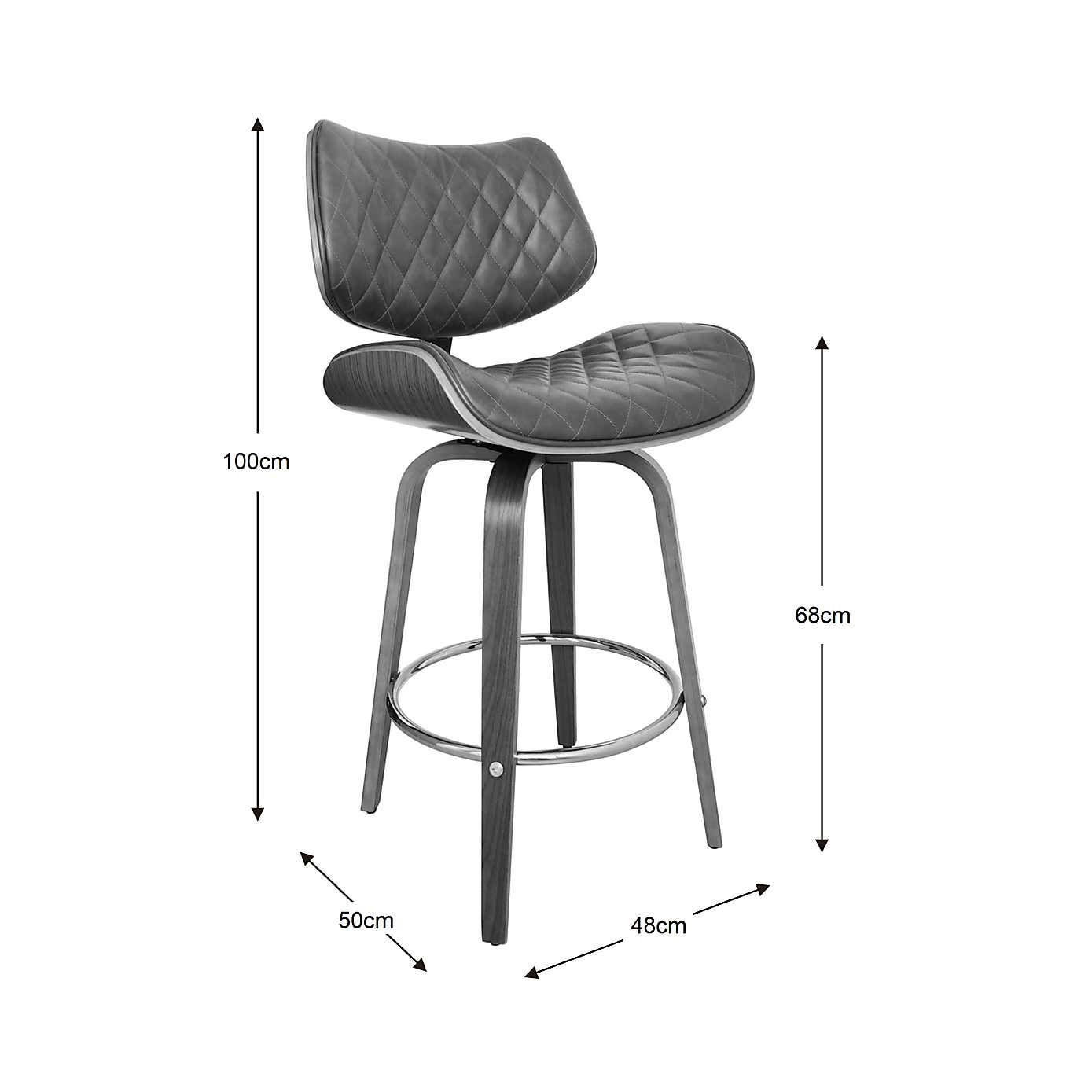 Remy PU Leather Bar Stool