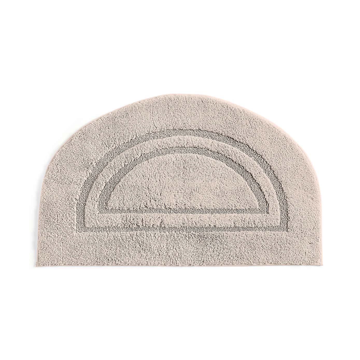Luxury Cotton Semi-Circle Bath Mat