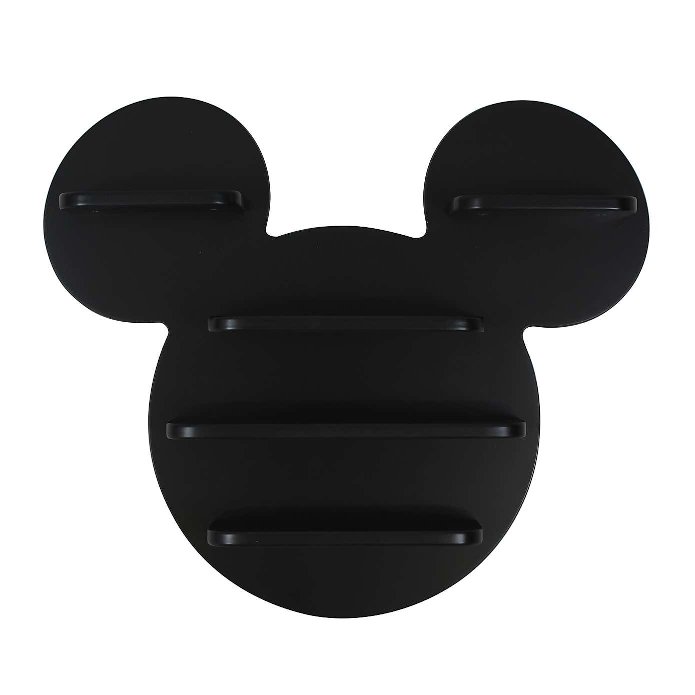 Mickey Mouse Black Wall Shelves