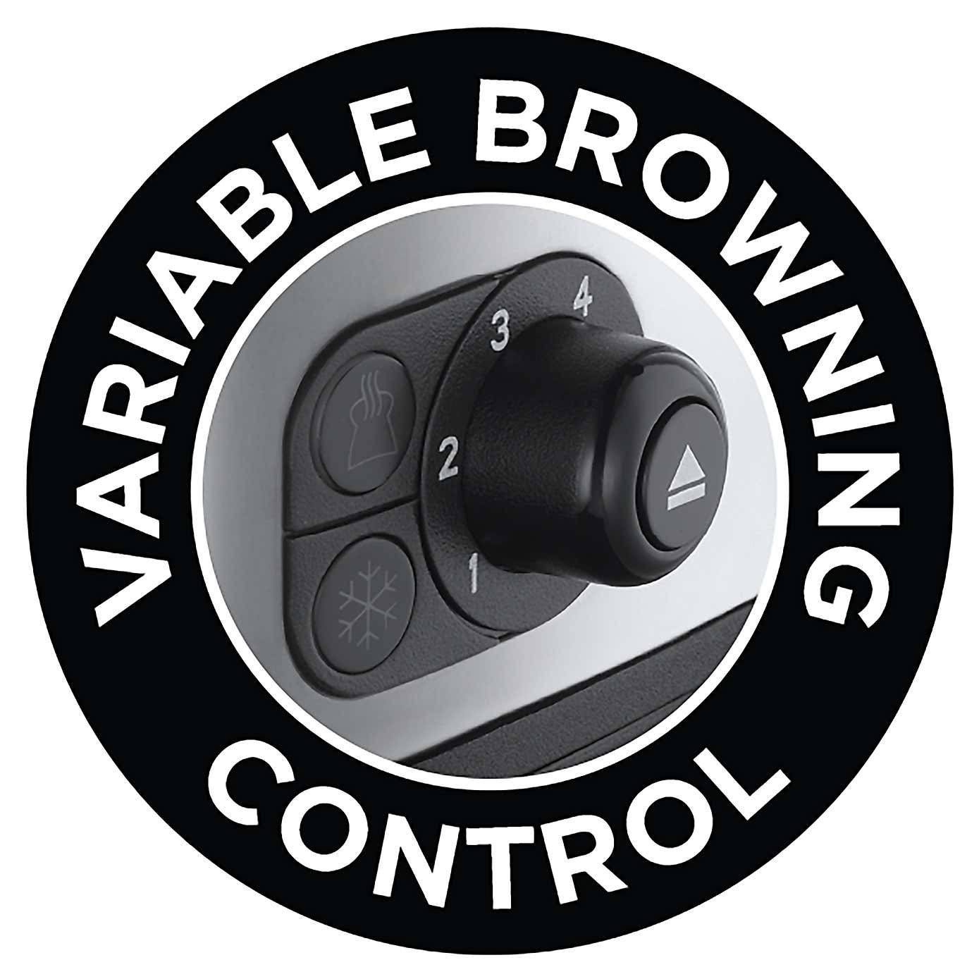 Russell Hobbs 2 Slice Brushed Stainless Steel Toaster