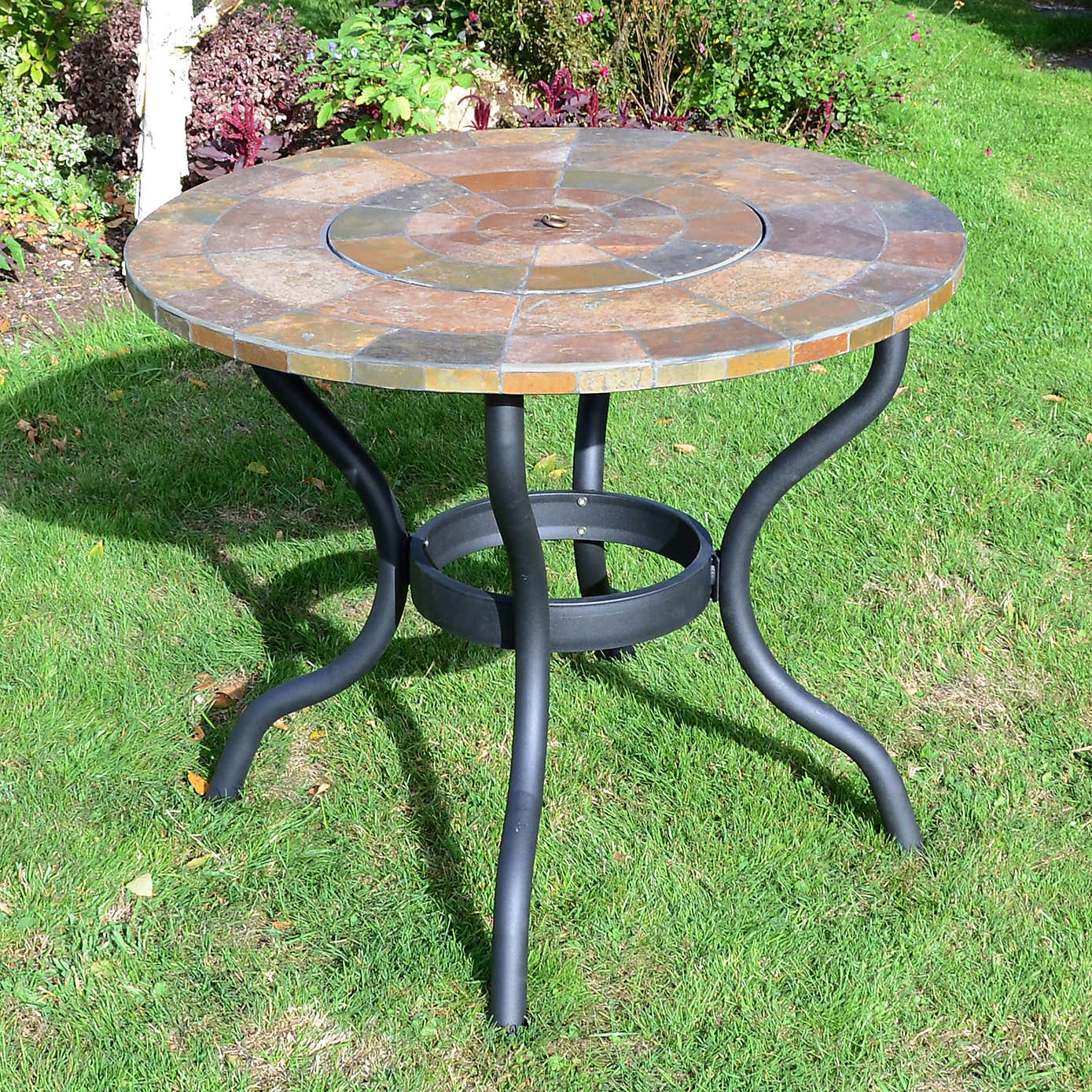 Bayfield Patio Table Firepit 89cm