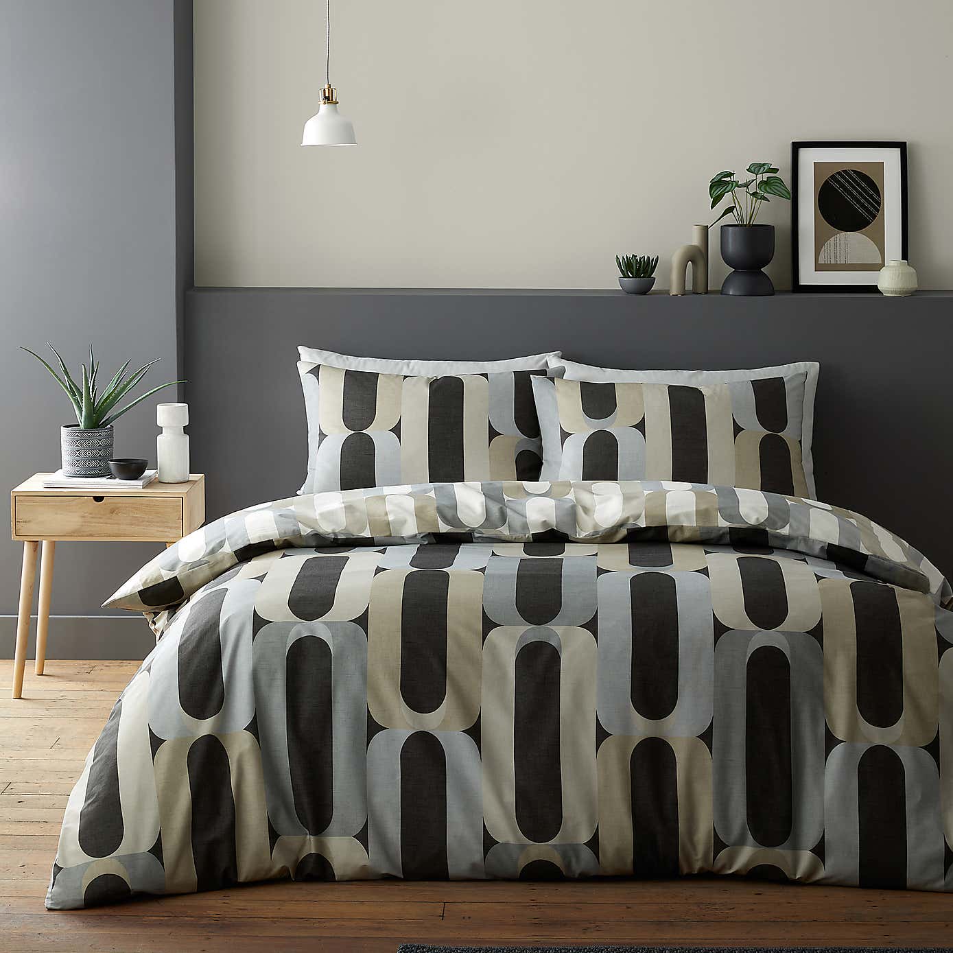 Orea Polycotton  Duvet Cover & Pillowcase Set