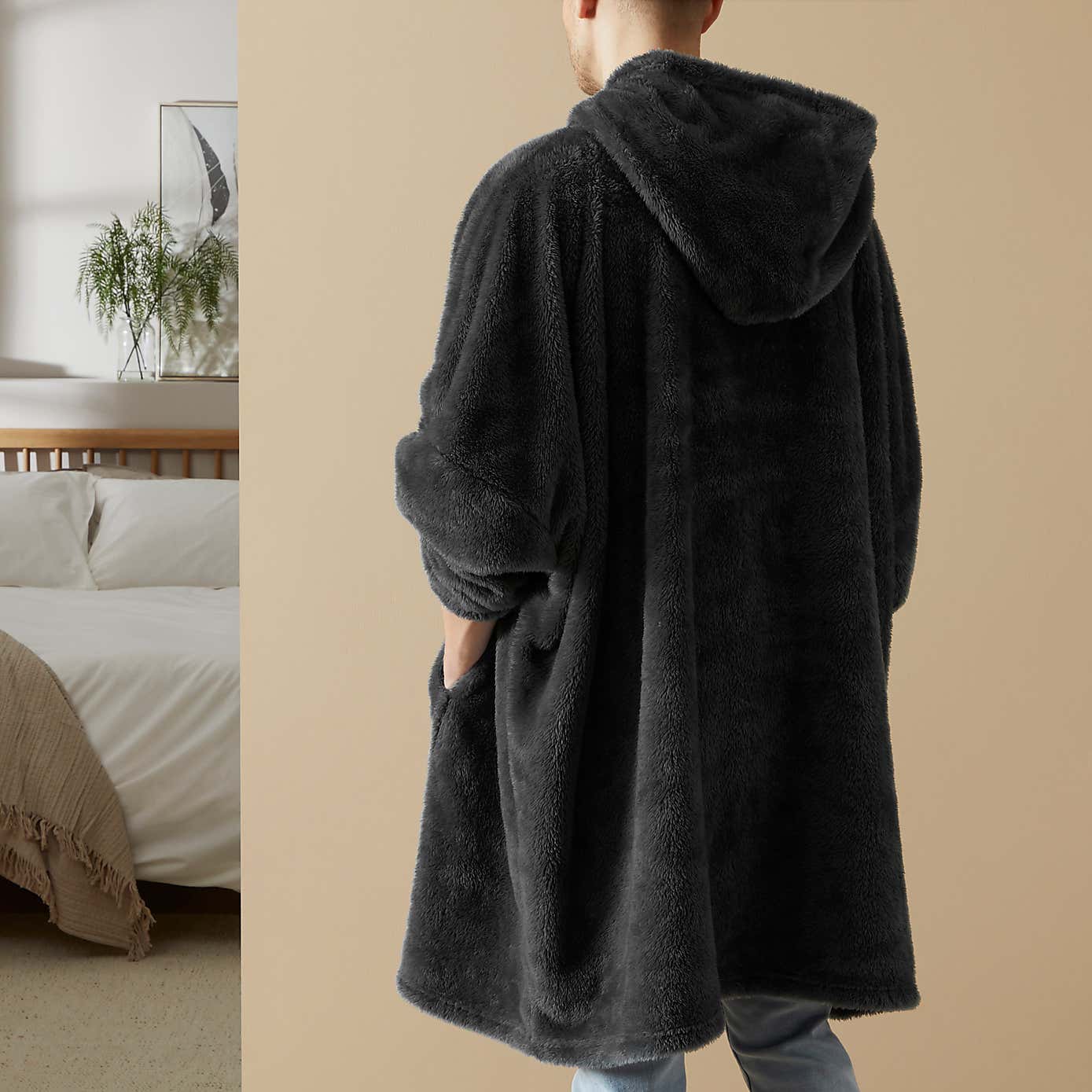 Teddy Oversized Blanket Hoodie