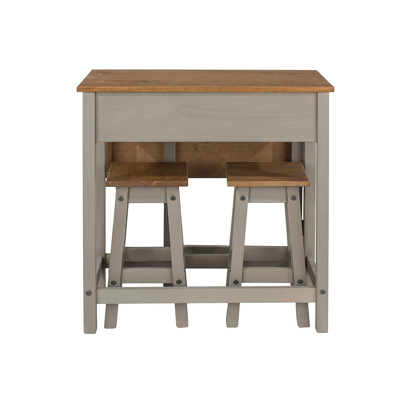 Corona Grey Drop Leaf Table Dining Set