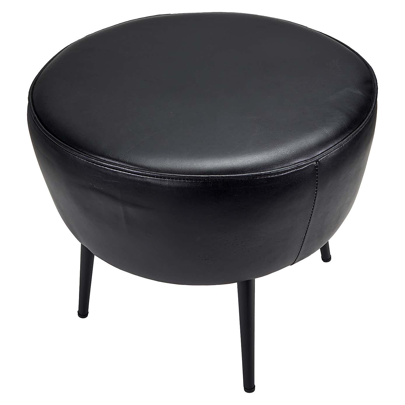 Pacific Donato Leather Footstool